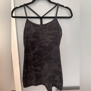 Lululemon razor back fitted tank top
